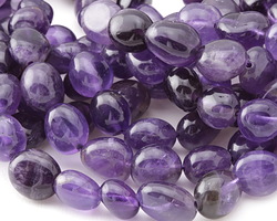 Amethyst Pebble 7-11x6-7mm