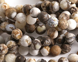 Wooden Jasper (matte) Round 8mm