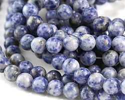 Brazil Sodalite Round 8-8.5mm