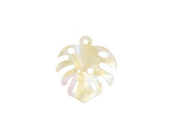 Zola Elements Opal Acetate Small Monstera Leaf Focal 23x25mm
