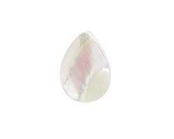 Mother of Pearl Puff Teardrop 13x18mm