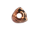 Mykonos Ceramic Iridescent Copper Patina Nugget Spacer 18-20mm