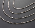 Antique Silver (plated) Rollo Satellite Chain, 5' Package