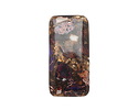 Purple Impression Jasper & Bronzite Rectangle Pendant 30x60mm