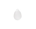 Crystal Beach-Style Glass Teardrop Focal 14x10mm