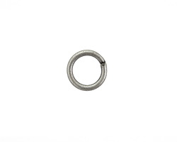 Antique Silver (plated) Round Jump Ring 8mm, 16 gauge (200 pieces)