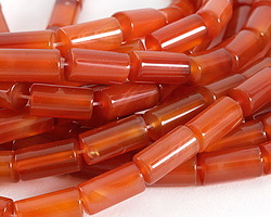 Carnelian Tube 14-16x8mm