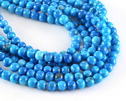 Howlite Turquoise (Multi) Round 6mm