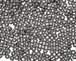 TOHO Matte Opaque Gray Round 8/0 Seed Bead