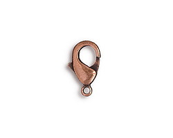 TierraCast Antique Copper (plated) Lobster Clasp 15x9mm