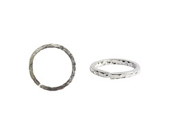 Nunn Design Antique Silver (plated) Hammered Jump Ring 13mm