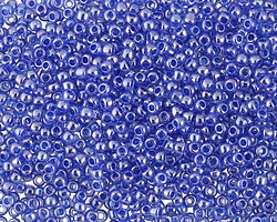 TOHO Light Sapphire (with Opaque Dark Blue Lining) Round 11/0 Seed Bead