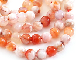 Sakura Agate Round 8mm