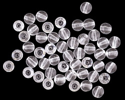 Czech Glass Crystal Round Druk 4mm