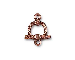 TierraCast Antique Copper (plated) Western Toggle Clasp Set 15mm