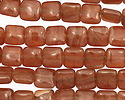 Brown Rhodochrosite Puff Square 8mm