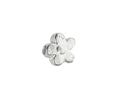 Mykonos Antique Silver (plated) Flower Bead 13mm