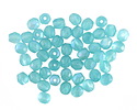 Czech Glass Matte Aquamarine AB Fire Polished Round 4mm