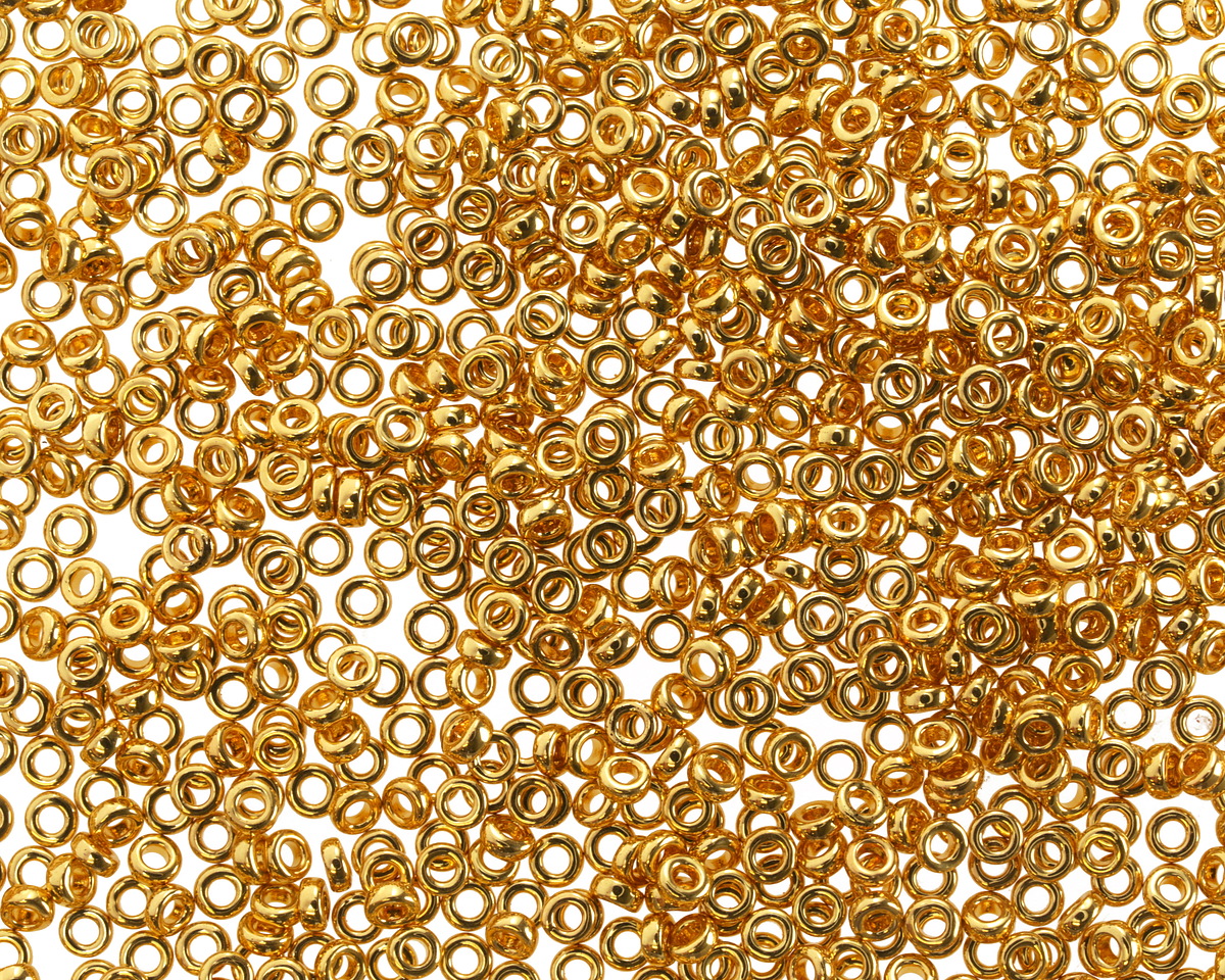 Miyuki 24kt Gold (plated) Spacer Bead 2.2mm
