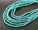 Russian Amazonite (A) Microfaceted Round 2mm
