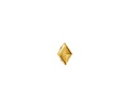 Cymbal Gerontas 24K Gold (plated) GemDuo Bead Substitute 8x5mm