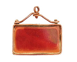 Patricia Healey Copper Rectangle Bezel 43x41mm