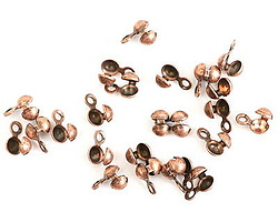 Nunn Design Antique Copper (plated) Ball Chain Crimp Connector