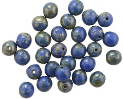 Czech Glass Earth Round Druk 6mm