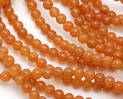 Red Aventurine Round 4mm
