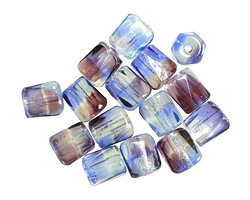 Czech Glass Twilight Skies Faceted Barrel 7mm