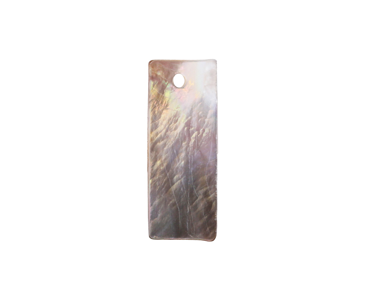 Black Lip Shell Thin Rectangle Focal 9.5-10x25-26mm