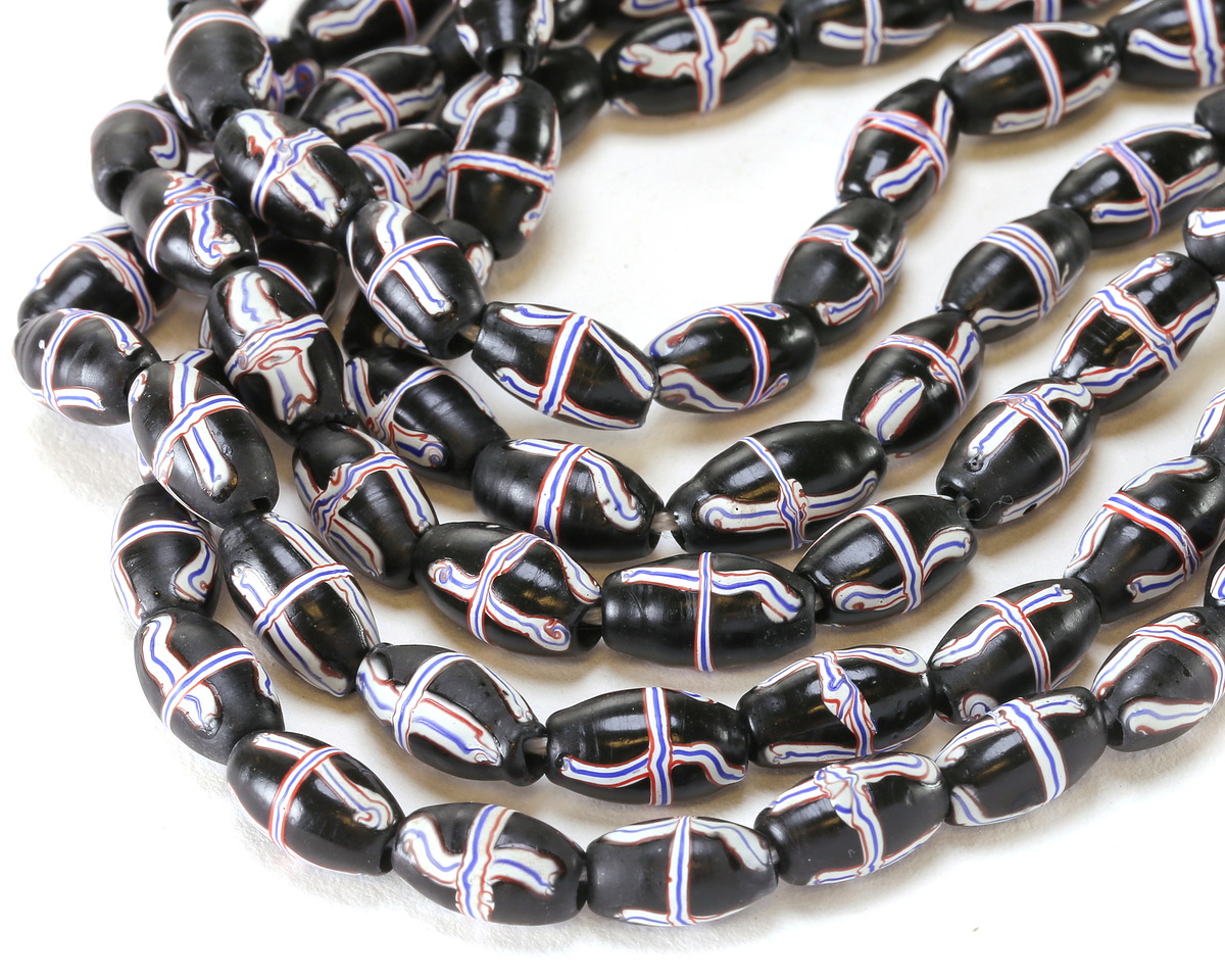 Indonesian Jet French Cross Rice 12-13x7mm