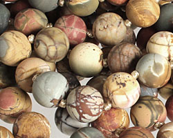 Red Creek Jasper (matte) Round 9-10mm