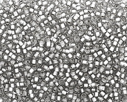 TOHO Black Diamond (with Frosted Silver Lining) Round 11/0 Seed Bead