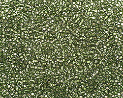 TOHO Olivine (with Silver Lining) Round 15/0 Seed Bead
