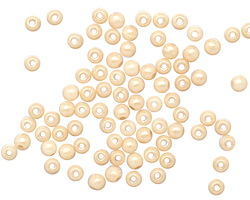 Czech Glass Opaque Luster Champagne Round 3mm