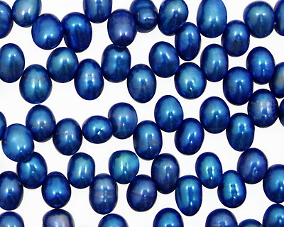 Sea Blue Dancing Drops 6.5-8mm