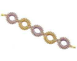 Rippling Ovals Bracelet Pattern for CzechMates