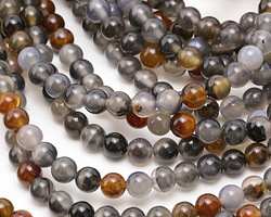 Agate (dark) Round 6mm