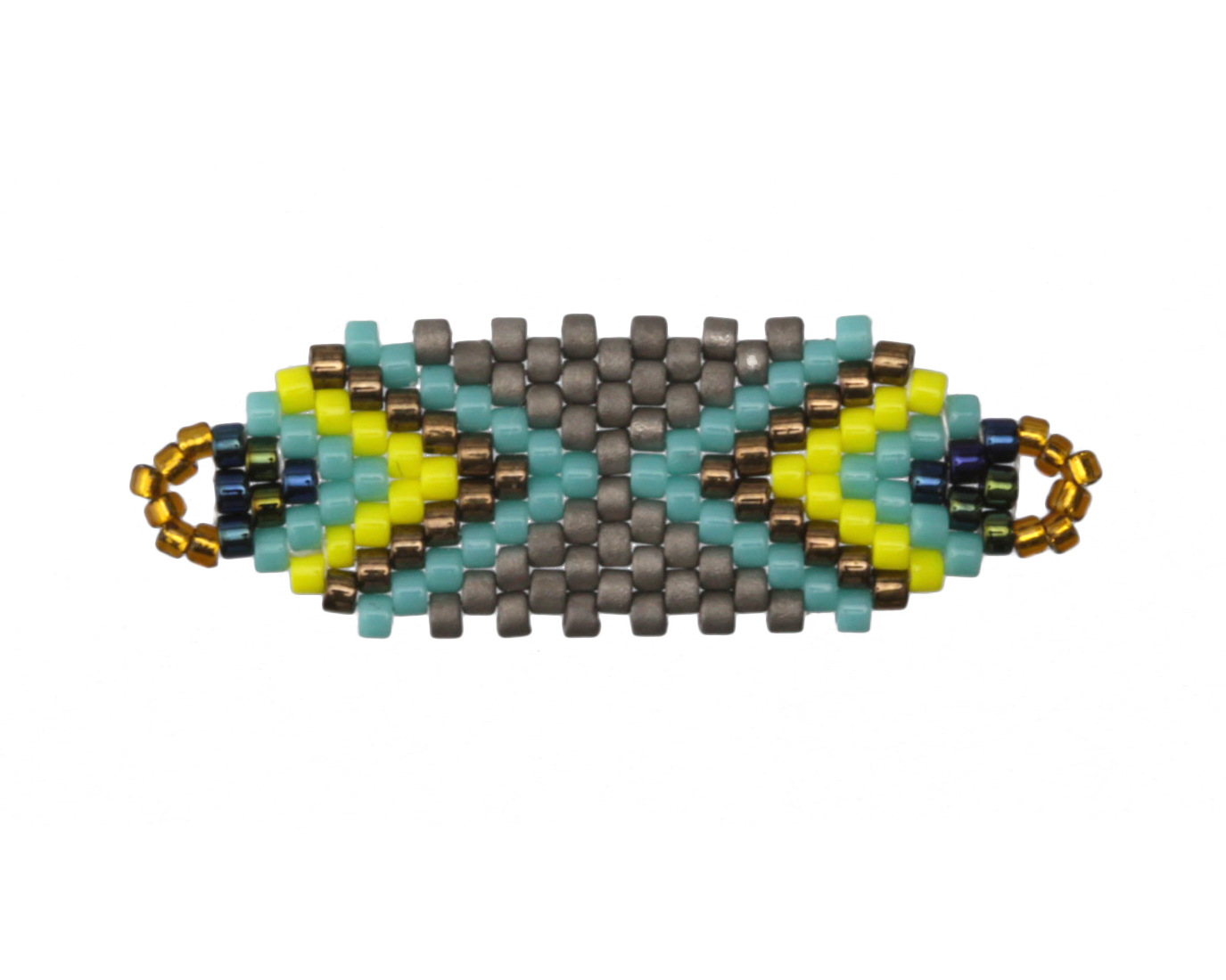 Trinidad Hand Woven Focal Piece 36x12mm