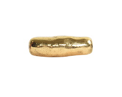 Nunn Design Antique Gold (plated) Organic Tube 17x6mm