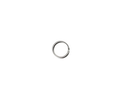 Silver (plated) Round Jump Ring 8mm, 16 gauge (200 pieces)