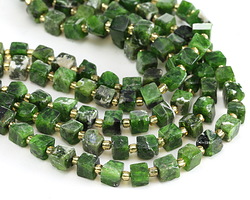 Chrome Diopside Irregular Cube 6-8mm