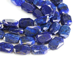 Lapis Microfaceted Flat Slab 16x12mm