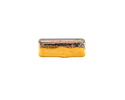 Mykonos Ceramic Raku Metallic Harvest Long Square Tube 17x6mm
