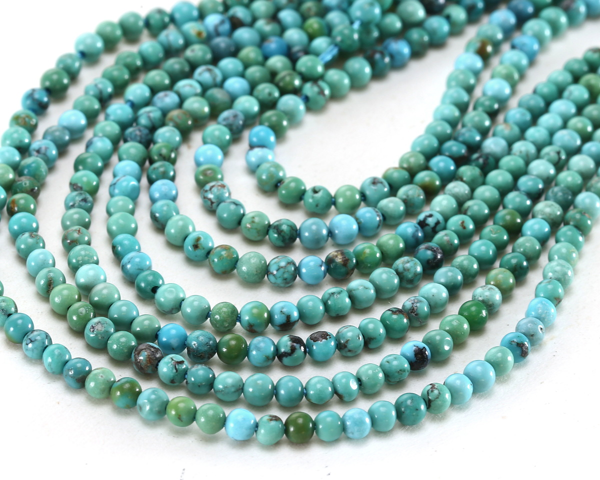 Hubei Turquoise (AA, Blue Green) Round 2.5mm