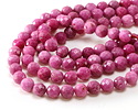 Ruby (A) Microfaceted Round 10mm