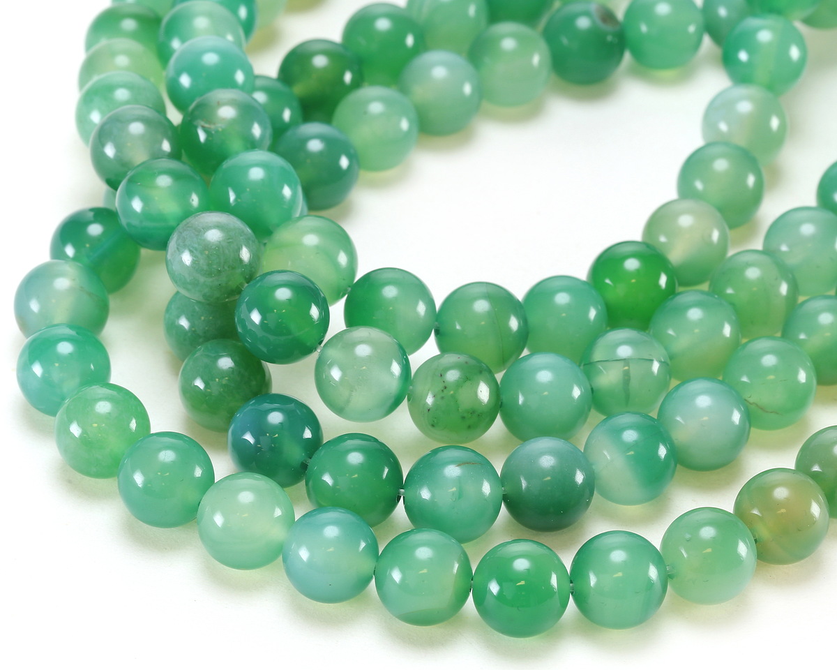 Green Agate Round 10mm