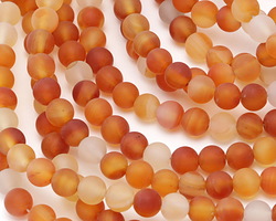 Carnelian (natural, matte) Round 6mm