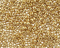 TOHO PermaFinish Galvanized Golden Fleece Round 8/0 Seed Bead